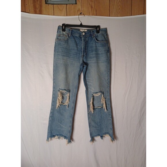 FREE PEOPLE Destroyed Jeans